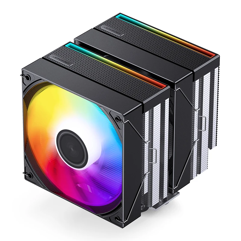 Jonsbo CB80 Air-cooled Radiator 6 Heatpipes Twin Tower Radiator Computer Case Double Fans Air Cooling LGA1700 115X 1200 1851 AM5