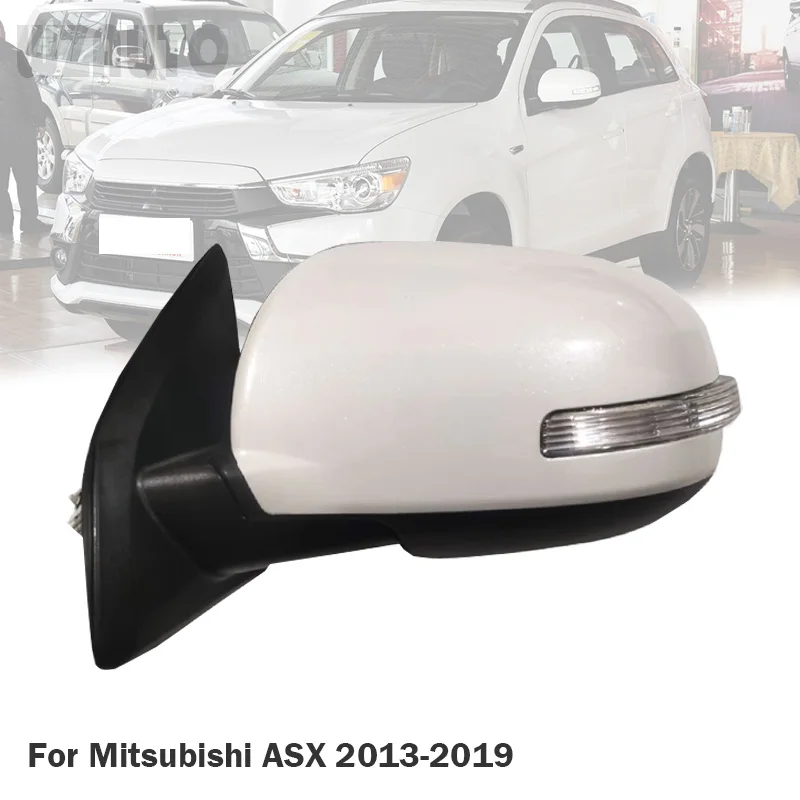 Lusterka boczne lusterka wsteczne samochodowe lusterka zewnętrzne do Mitsubishi ASX 2013 14 15 16 17 18 19 9 piny Power składane
