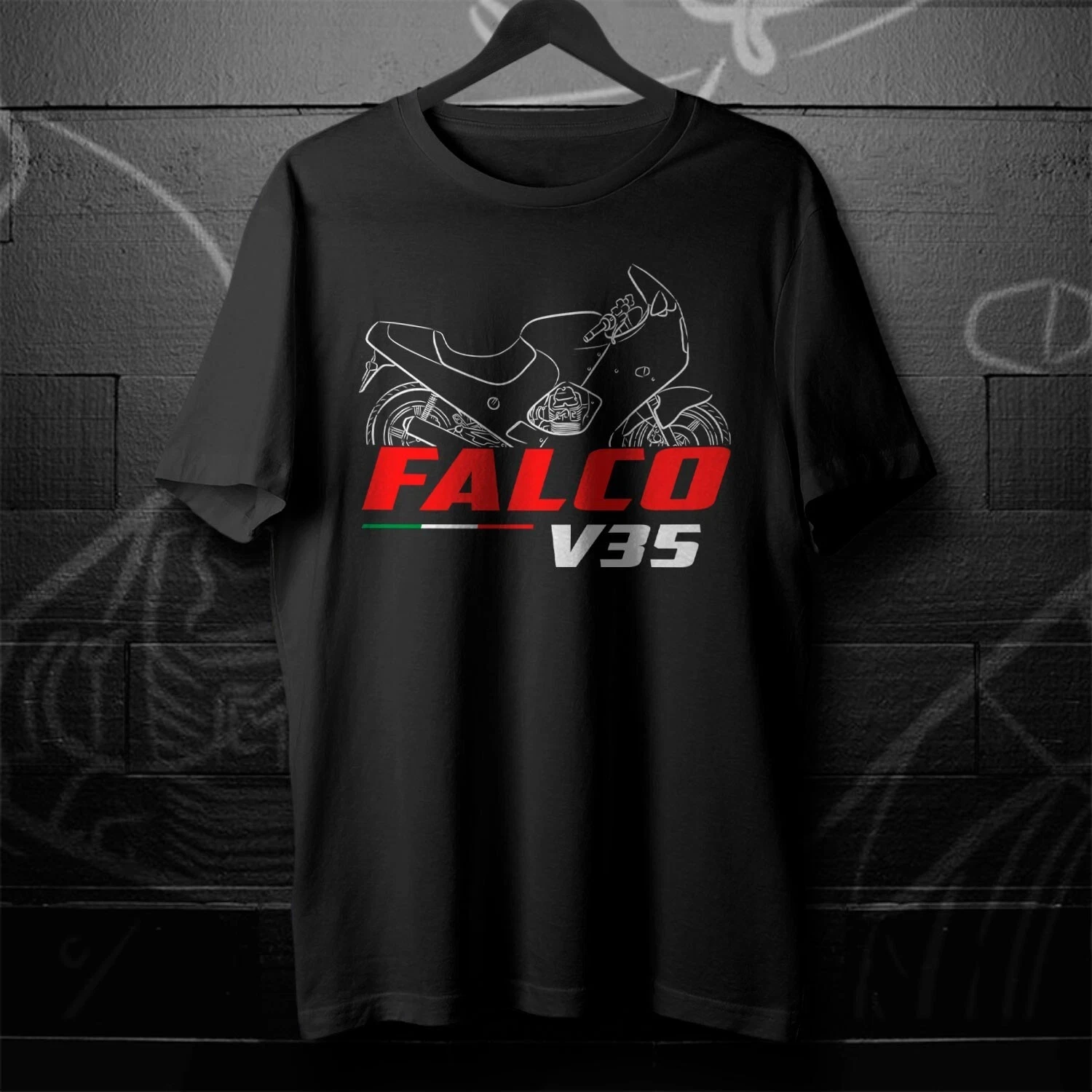 

2025 Summer Cotton Round Neck Short Sleeves for Men Women for Moto Guzzi V35 Fans – Moto Animals Illustration T-shirt