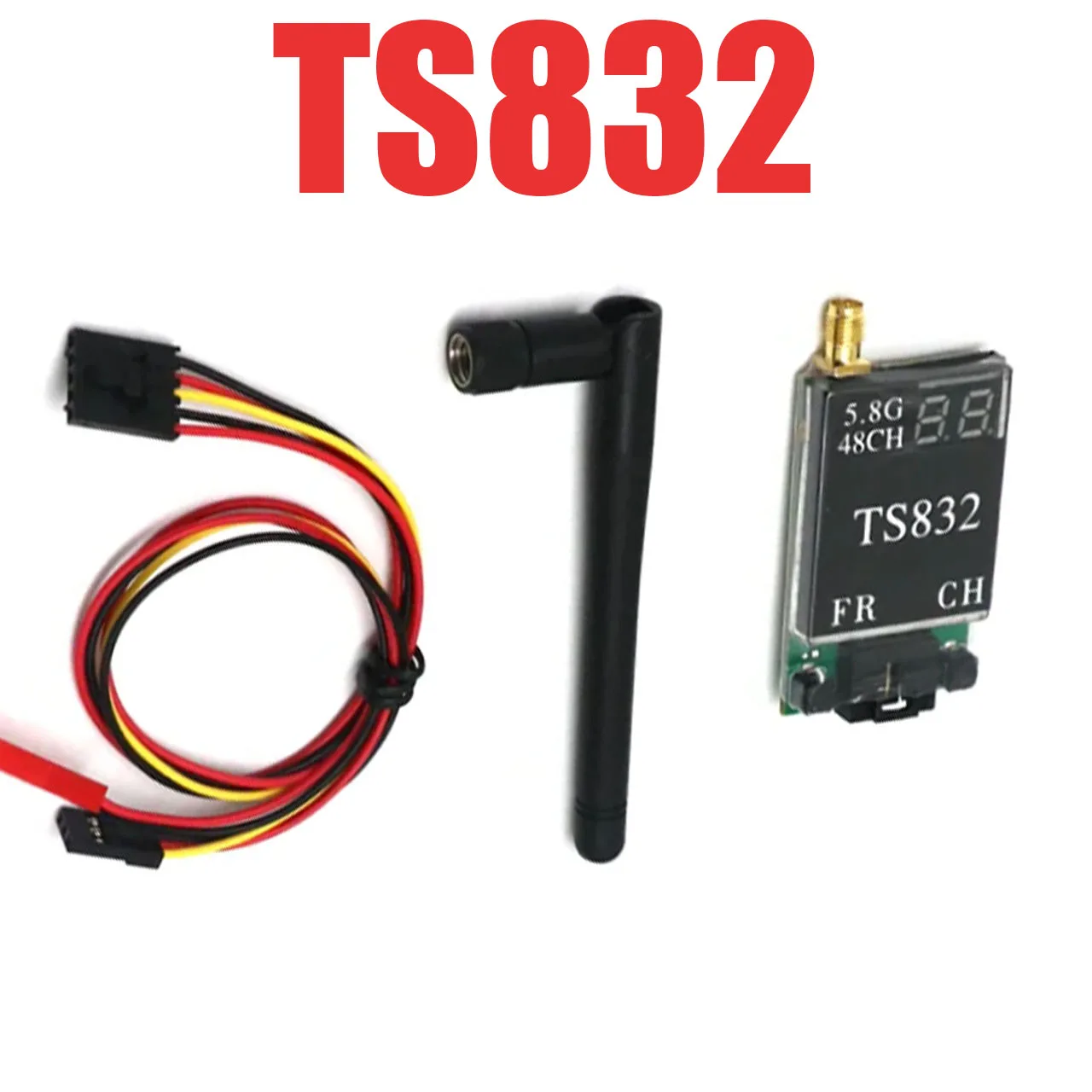 

TS832 48CH 5.8G 600mw 5km Wireless AV Transmitter Receiver for FPV Multicopter RC Aircraft Quadcopter