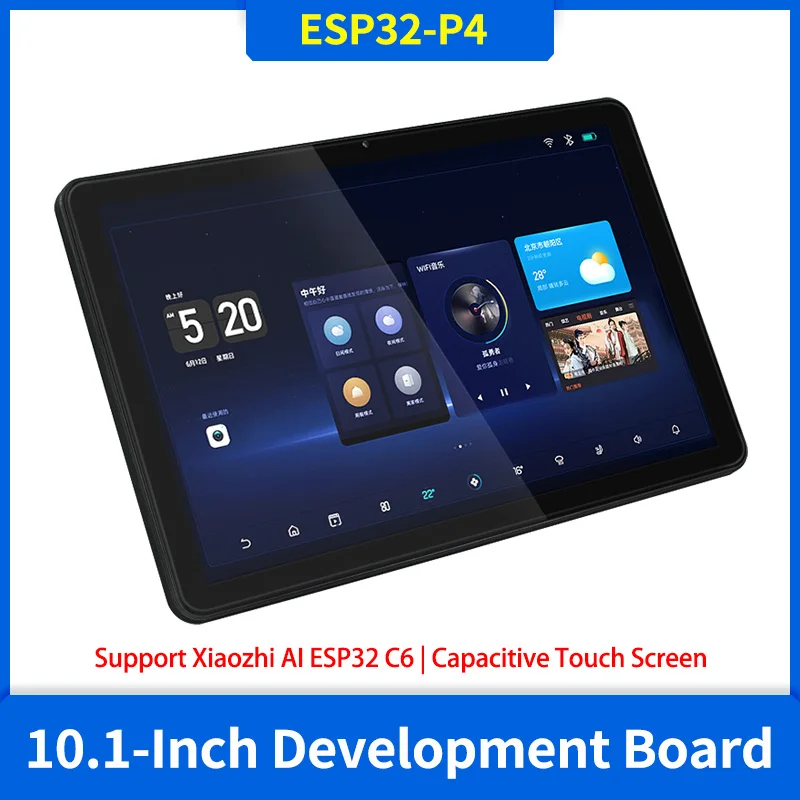 

ESP32-P4 10.1 Inch Capacitive Touch Display Development Board 1280*800 IPS Screen Support Xiaozhi AI ESP32 C6 WiFi6 BT BLE 5