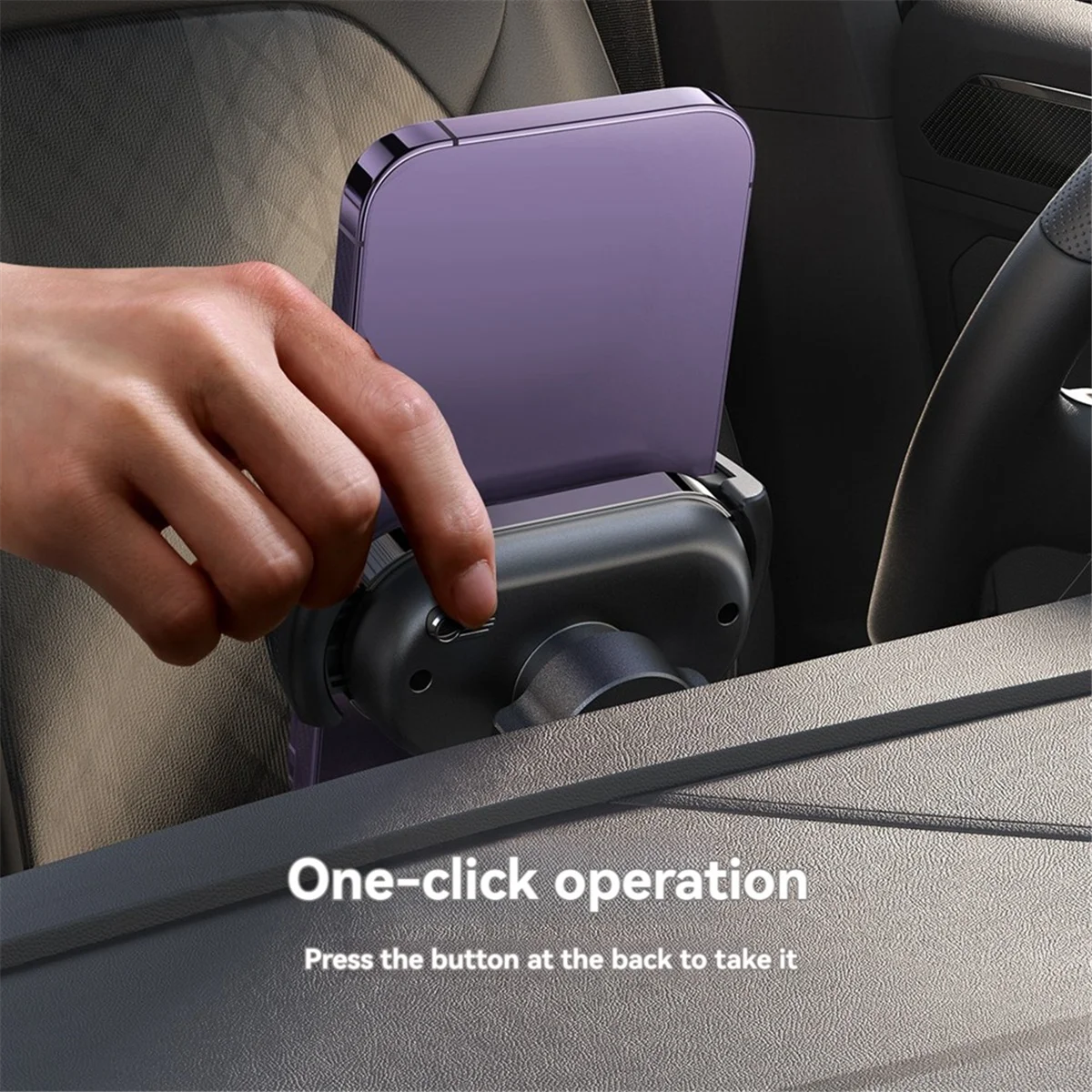 

JOYROOM Portable Car Phone Holder Car Universal Air Vent Navigational Bracket Firm and Stable Mechanical Clip Arm Bracket