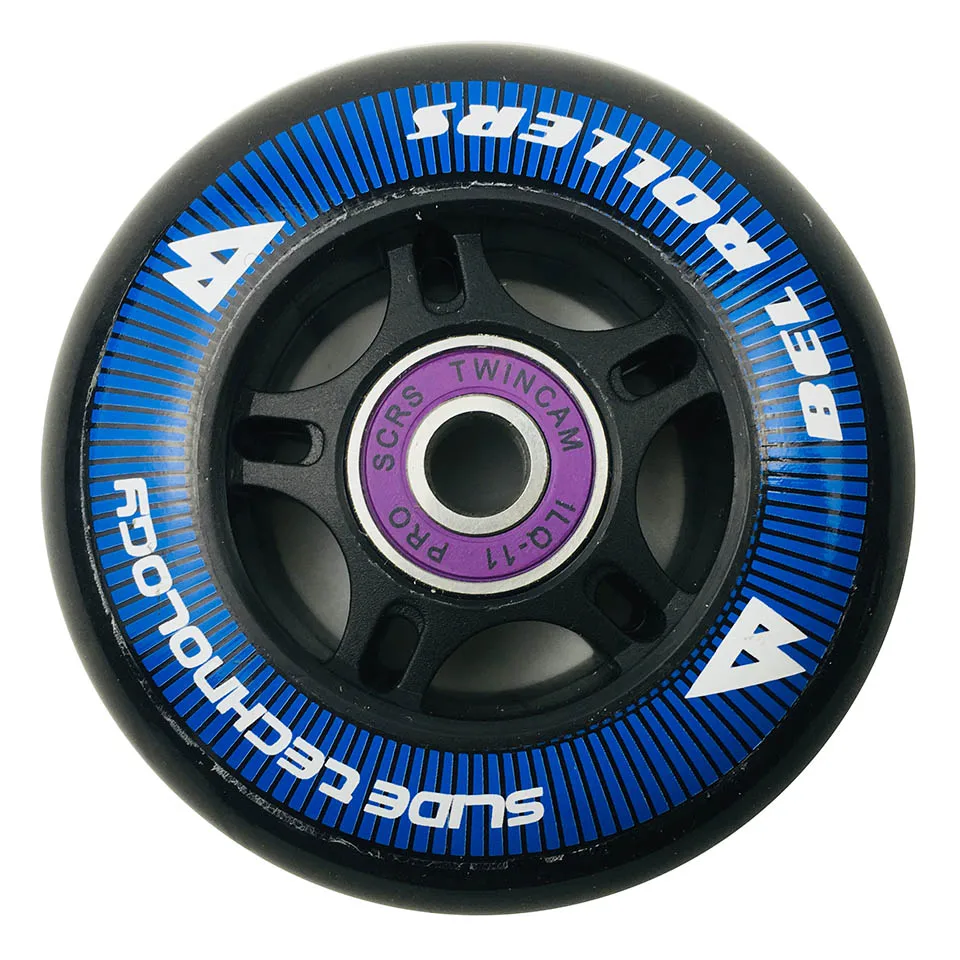 Inline Roller Skate Wheels 8 Pieces / lot 85A 80mm Tires Inline Skating Wheels Slalom Sliding FSK Street Urban Fitness Roller