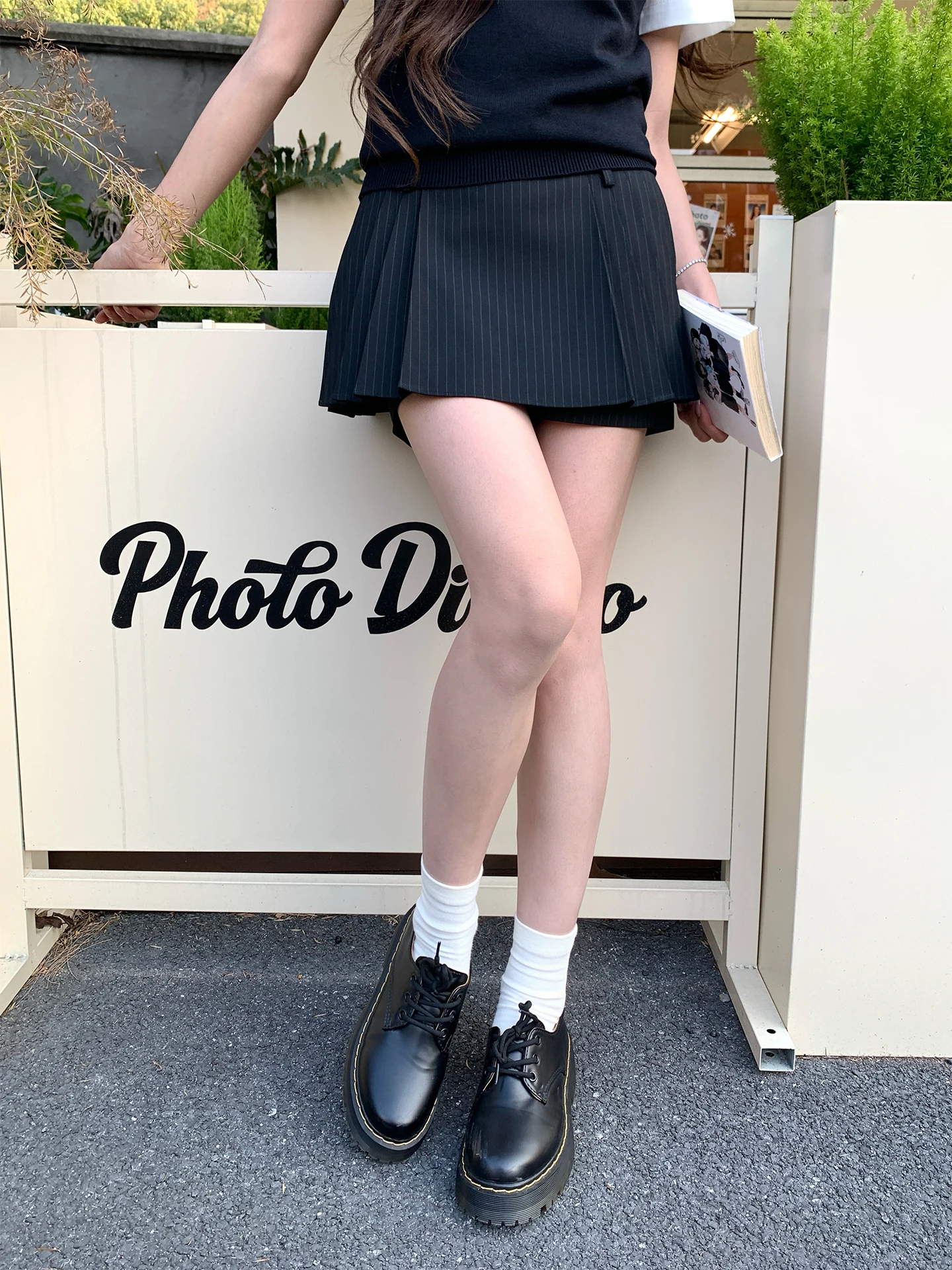 

Tokyo Annual JK Uniform Set Summer New Basic Versatile College Style Design Slim Fit Skirt Casual Non-deformable Polyest...