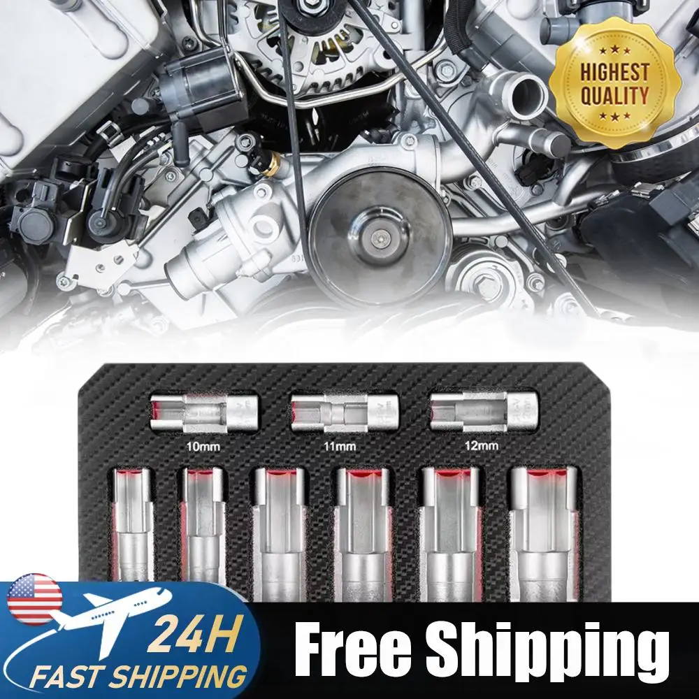 

Набор для снятия датчиков давления масла и кислородных датчиков (9 шт.): ключи и инструменты для Audi, Mercedes и других марок