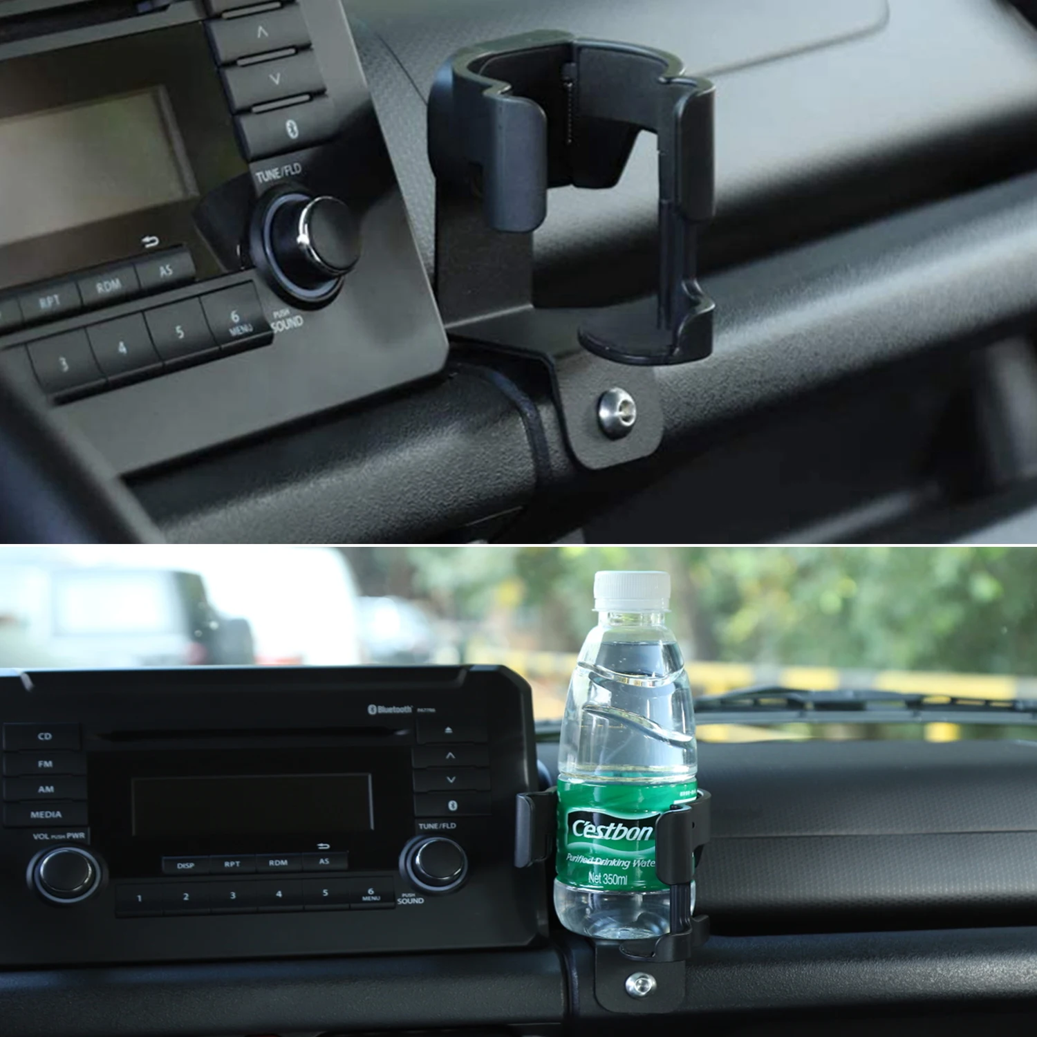 Car Phone Holder Mount Multifunction Water Cup Drink Stand Bracket for Suzuki Jimny JB64 JB74 2019-2024 Interior Accessories