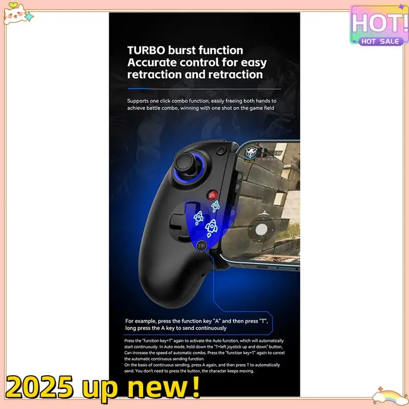 

Classy-D10S Stretch Cooling Gamepad For Delta PS4 Android IOS Tablet Switchxbox 400Mah Streaming Joystick