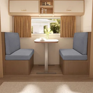 2 Buah / set Bantal Makan RV Bulu Kutub Penutup Sofa Regangan Penutup Kursi Stan Penutup Sandaran Mobil Kemping RV Penutup Sandaran Bangku Mobil 8 set penutup selimut bulu domba terlaris - №