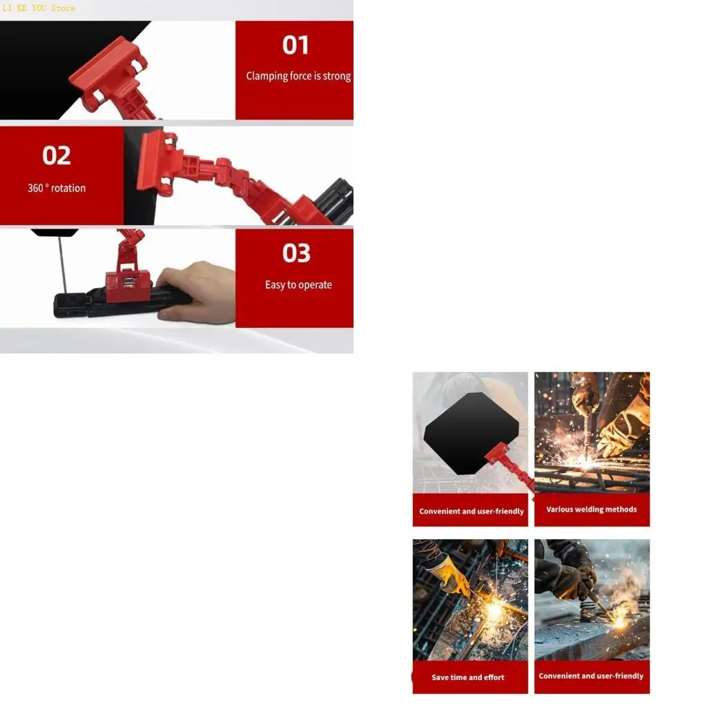 

W3JE Sturdy Welding High Quality Heat Resistant Welding Mask Protectors for Clear Sight and Comfort
