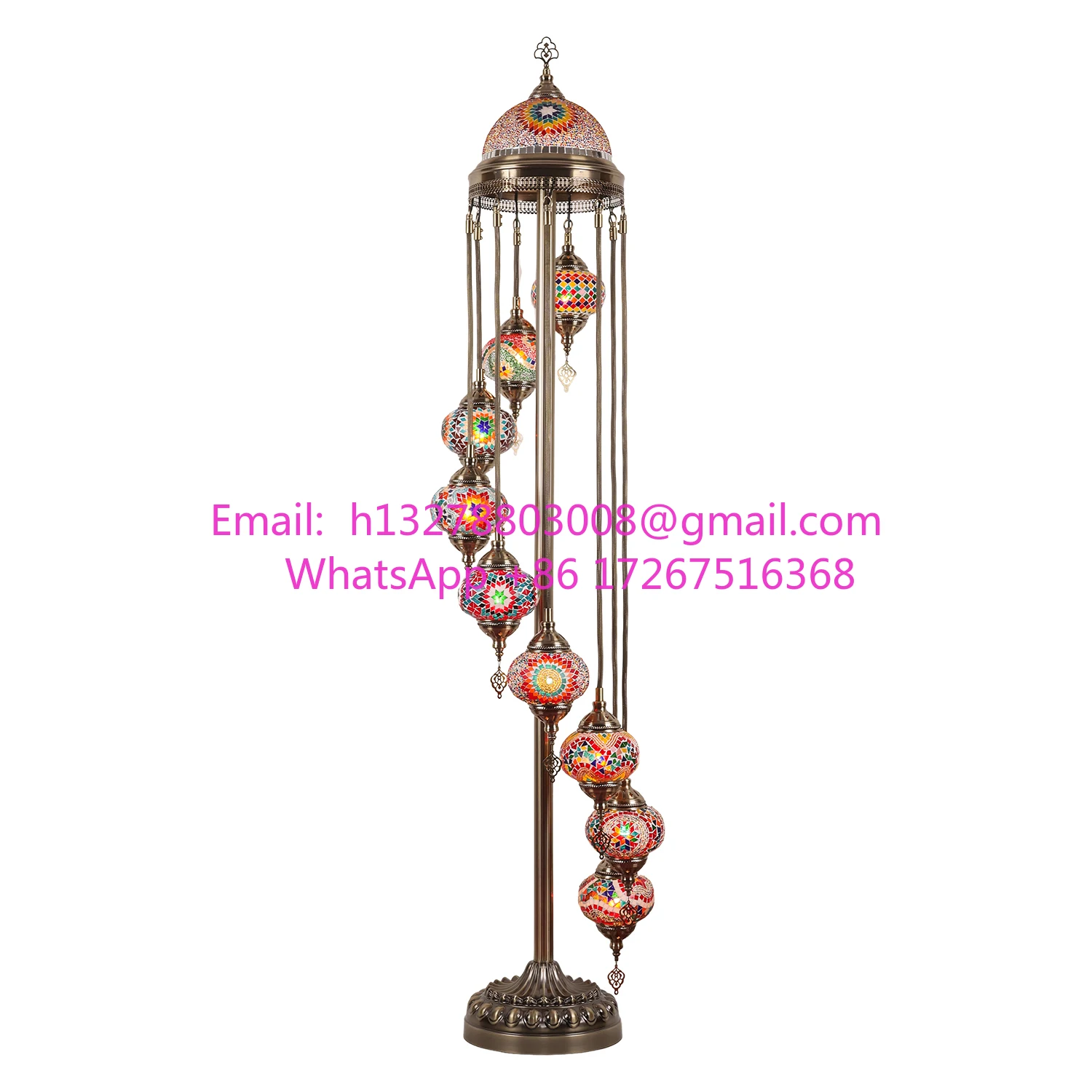 

Internet celebrity European retro living room bedroom decoration floor lamp