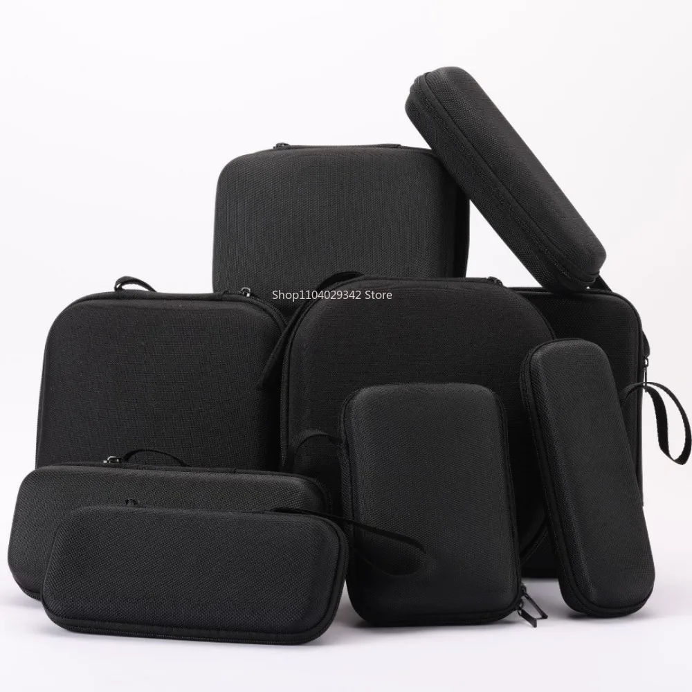 Earphone Data Storage Bag Oval Square Rectangle Cable Organizer Bags Mini Zipper Pouch Tech Gadgets Portable Charger U Disk Case