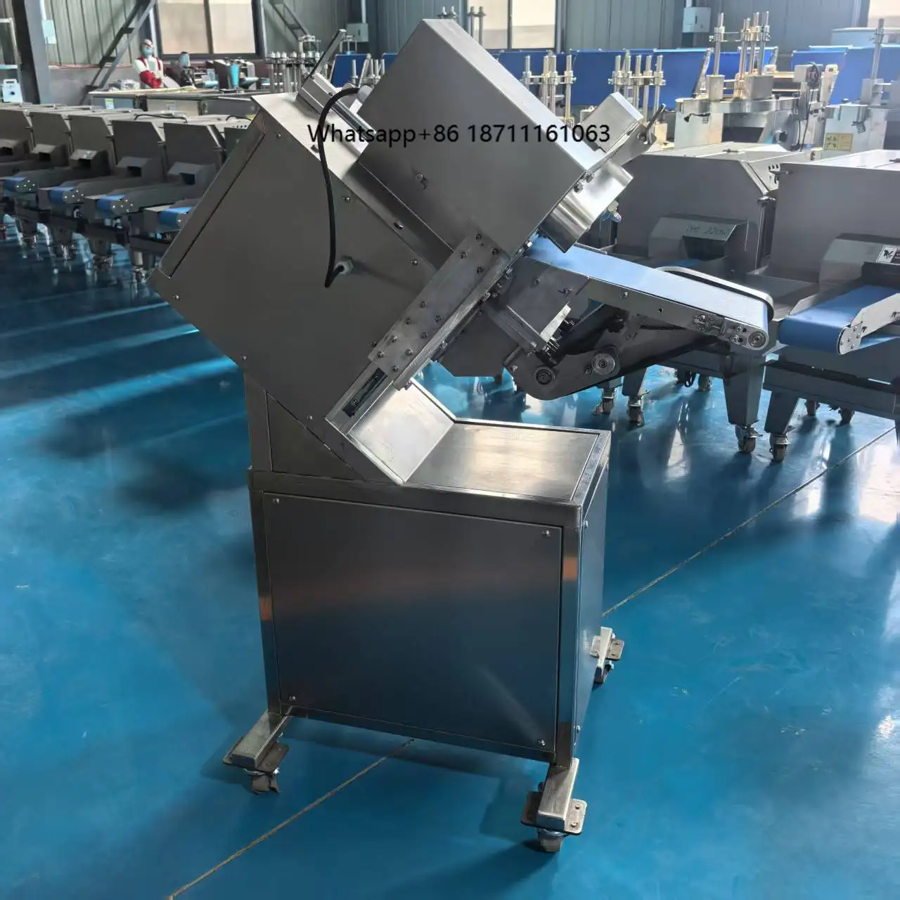 New Commercial Fresh Beef Mutton Slicer Automatic Meat Cutting Machine with Stainless Steel Blade and 300kg/h Capacity