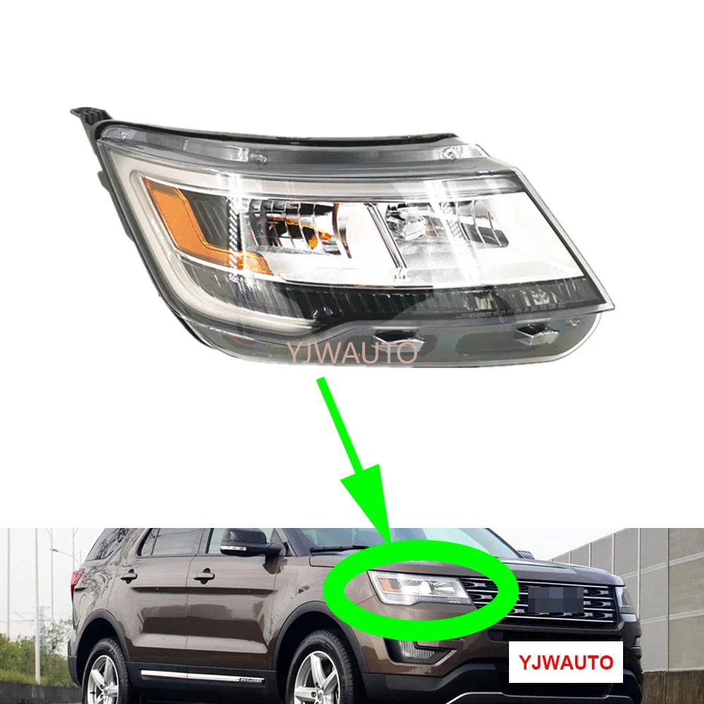 

Для Ford Explorer 2016 2017 2018, фары, автомобильные фары в сборе, замена передней лампы, цельный автомобильный светильник в сборе
