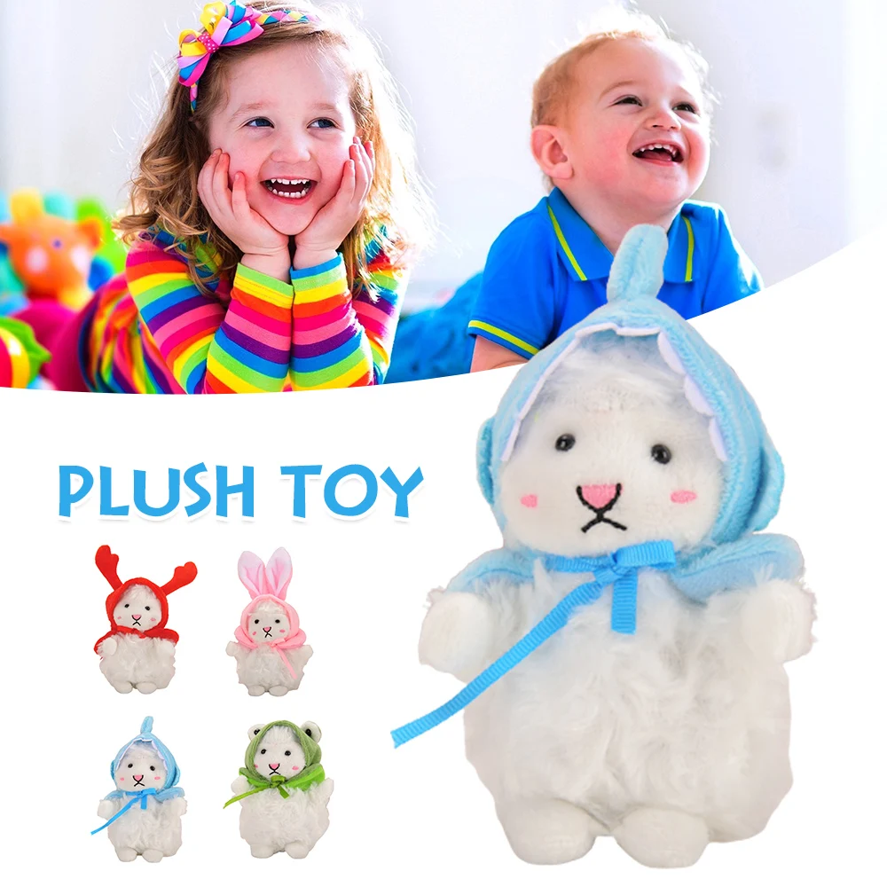 ミニかわいい羊のペンダント素敵な柔らかいぬいぐるみおもちゃキーバックルギフト男の子女の子のための