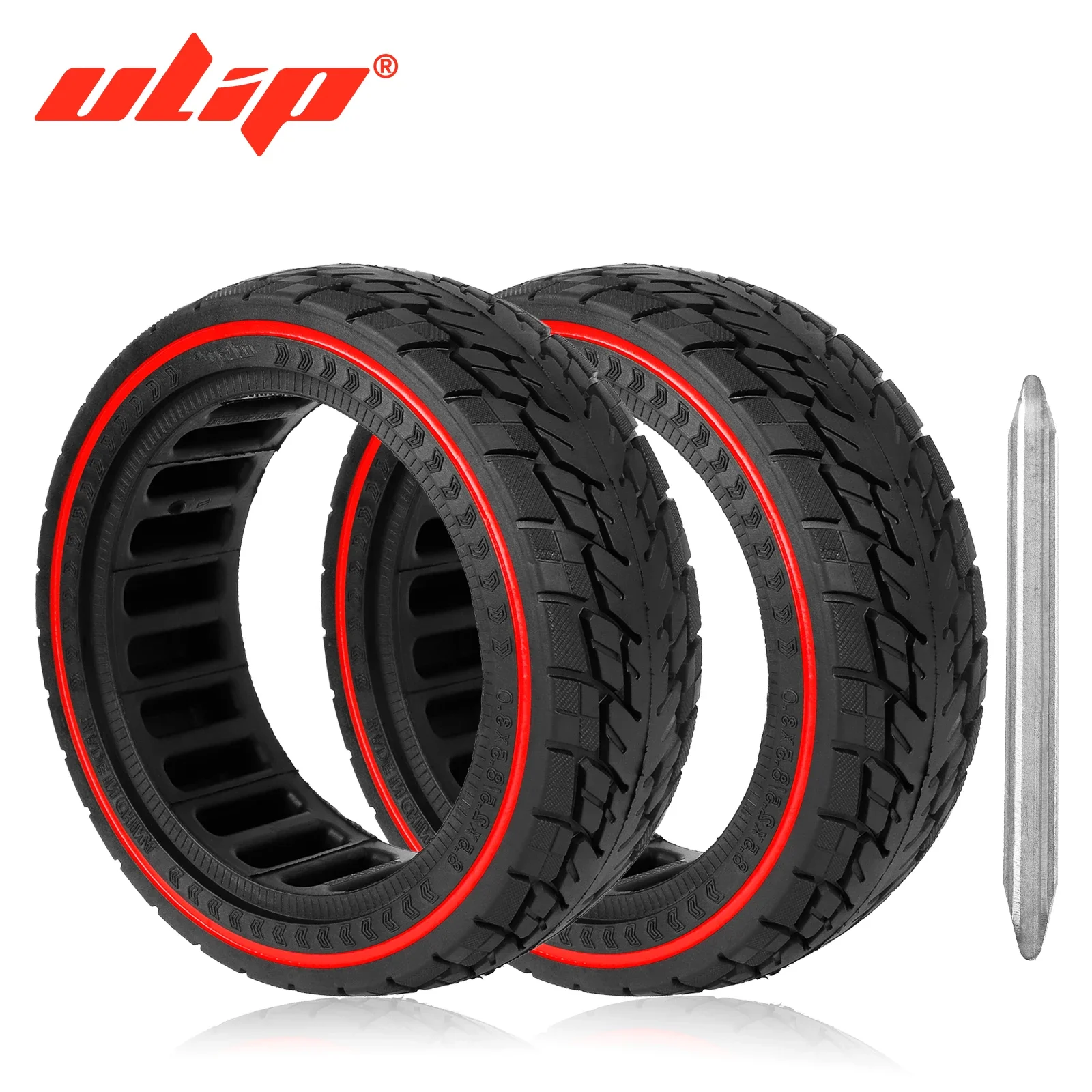 

Ulip 8.5x2.5 Solid Tire for Dualtron Mini Speedway Leger Electric Scooter 8.5 Inch Puncture Proof Tyre Wear Slip Resistant Tire
