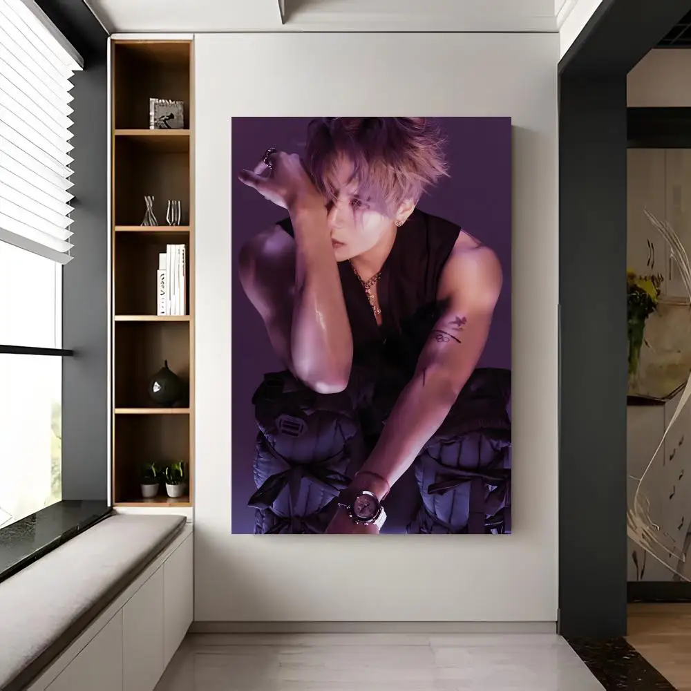 Pop Singer J-jackson Wang Poster Trendy Aesthetic Self-Adhesive Wall Poster Room Decor for Bedroom & Dorm