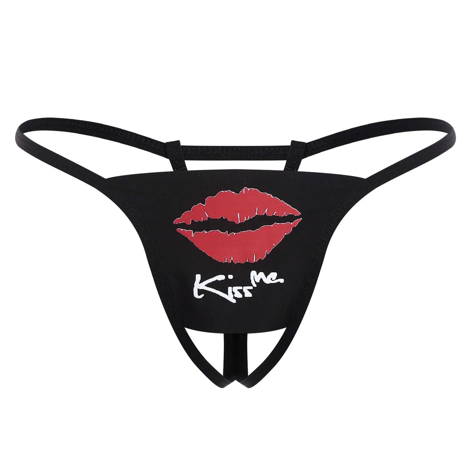 

Women Alluring Crotchless Open Butt Thong Underwear Mini T-back G-string Briefs Lingerie Couple's Dating Night Anniversary Gifts