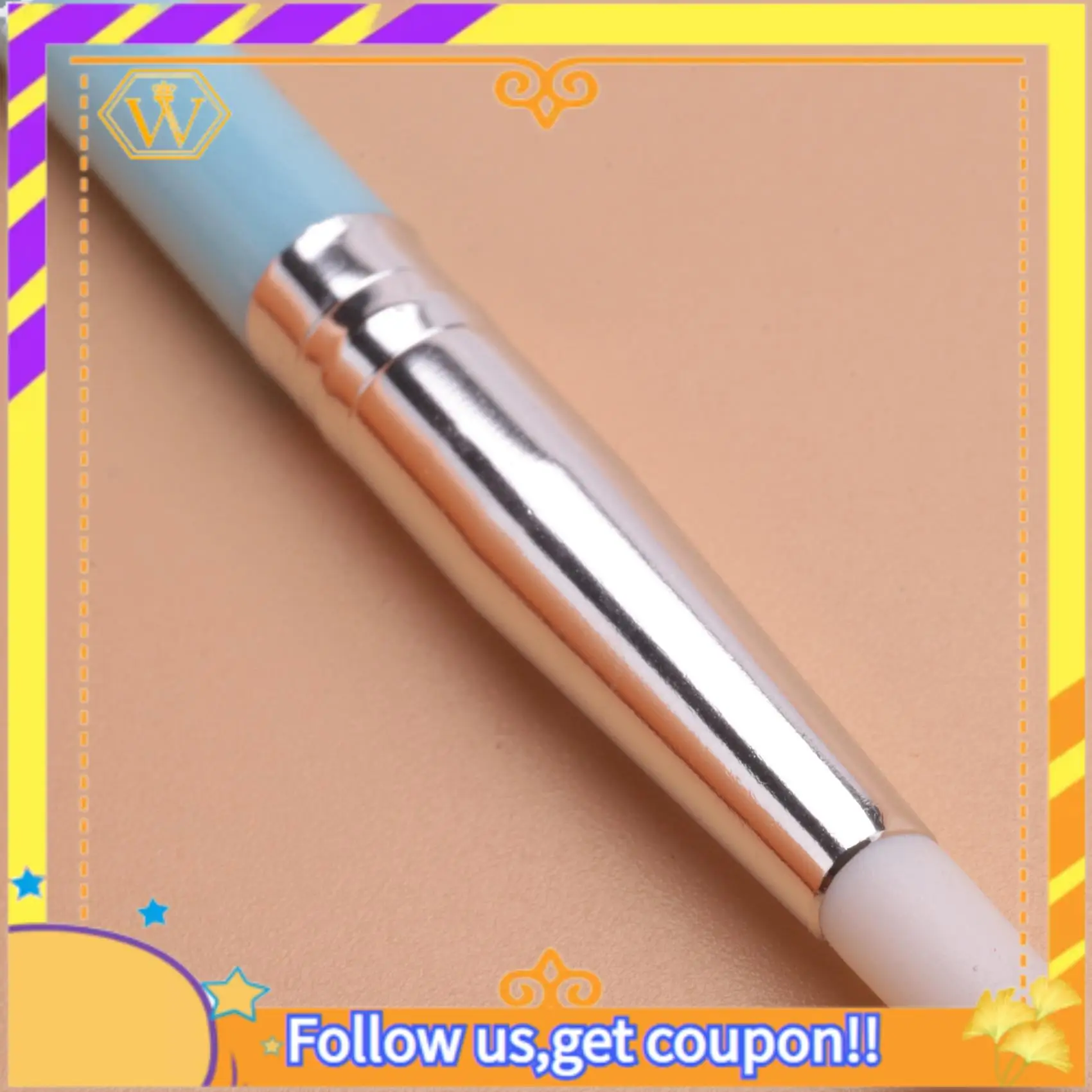 A01K-10 X 2 Way Ball Styluses Dotting Tool Silicone Color Shaper Brushes Pen For Polymer Clay Pottery Modeling Nail Art