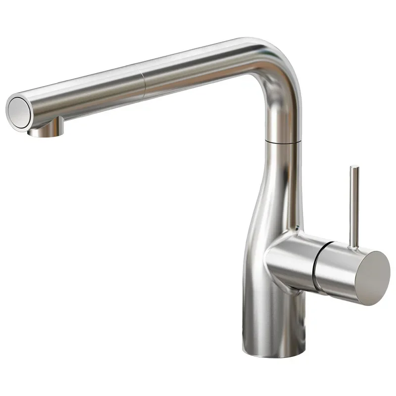

HL-019 Pull-out vegetable basin hot and cold, dual-purpose faucet universal rotation, kitchen anti-splashing artifact