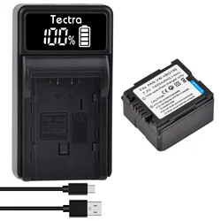 VW-VBG130 Battery 1400mAh/LED Charger for Panasonic HDC-SD5 HDC-HS9, HDC-HS20, HDC-HS100, HDC-HS200, HDC-HS250, HDC-HS300