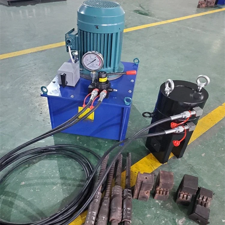 Hydraulic steel bar sleeve extruder presses one two-lane three-lane four-lane steel bar cold extruder at one time