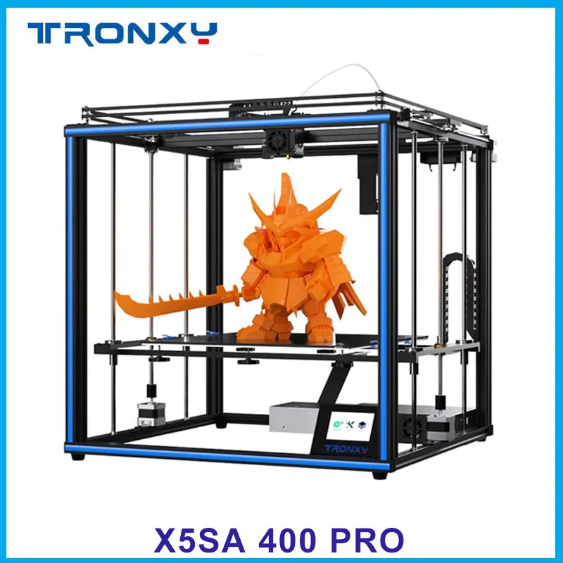 

TRONXY X5SA 400 Pro FDM 3D Printer New Version 400*400*400mm Large print Size High precision Fast Speed Full-set Printer Kit