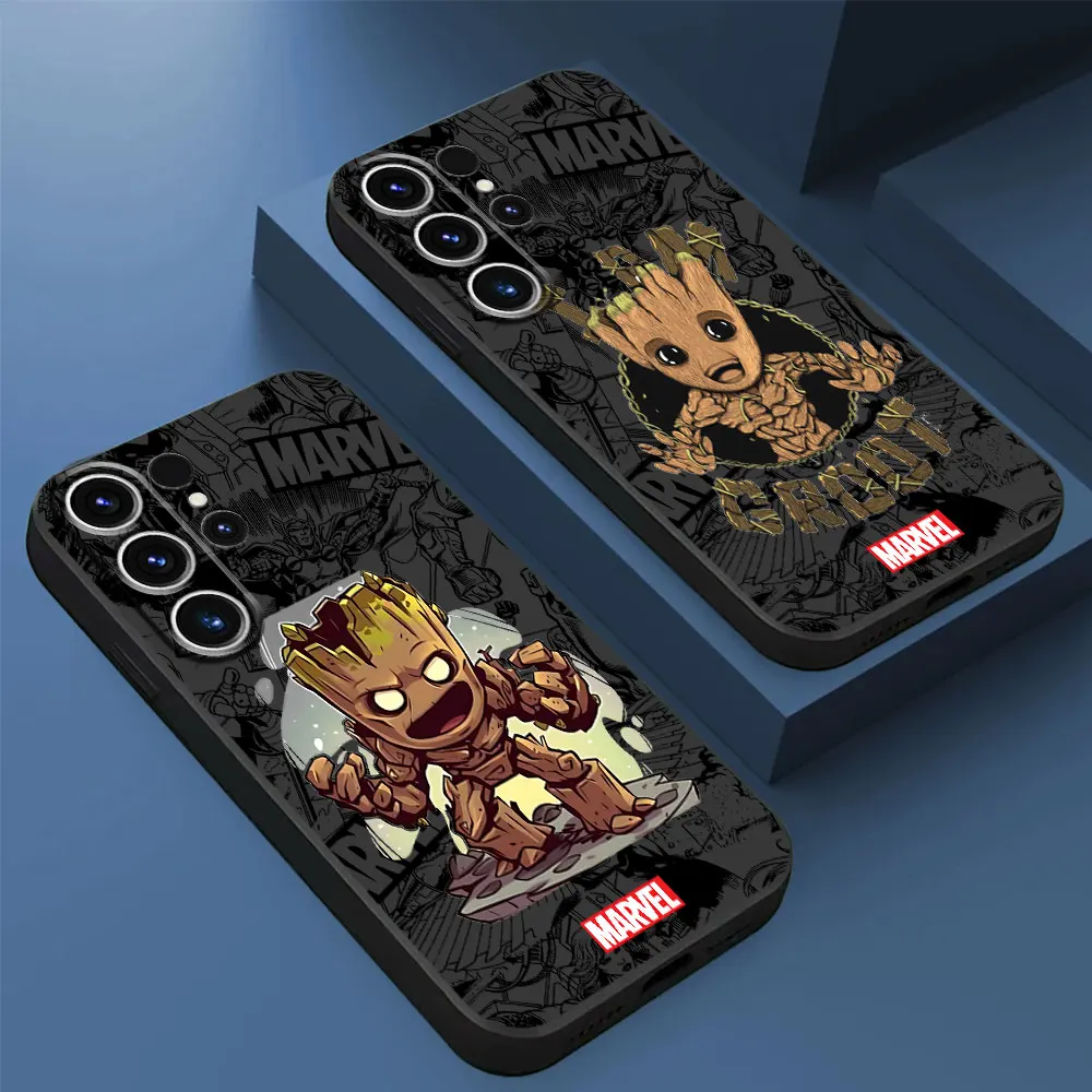 Marvel Groot Baby Cover TPU Soft Case for Samsung Galaxy S9 S8 S7 S23 24 S10e S21 Ultra 5G S22 Plus S20 FE S10 S8Plus Bag Back - náhled 2