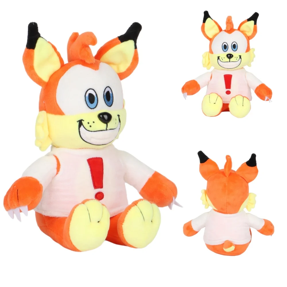 

Милая плюшевая подушка с пузырьковым котом 26 см, забавная мультяшная оранжевая кошка, белая футболка с красным принтом, плюшевая игрушка