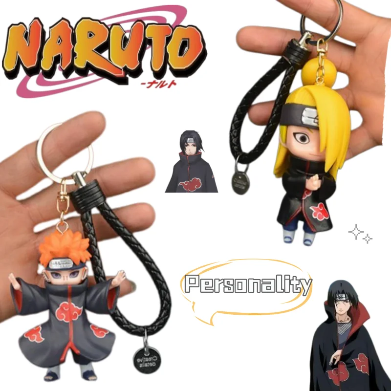Home Decor Online - Naruto keychain Uchiha Sasuke and Deidara