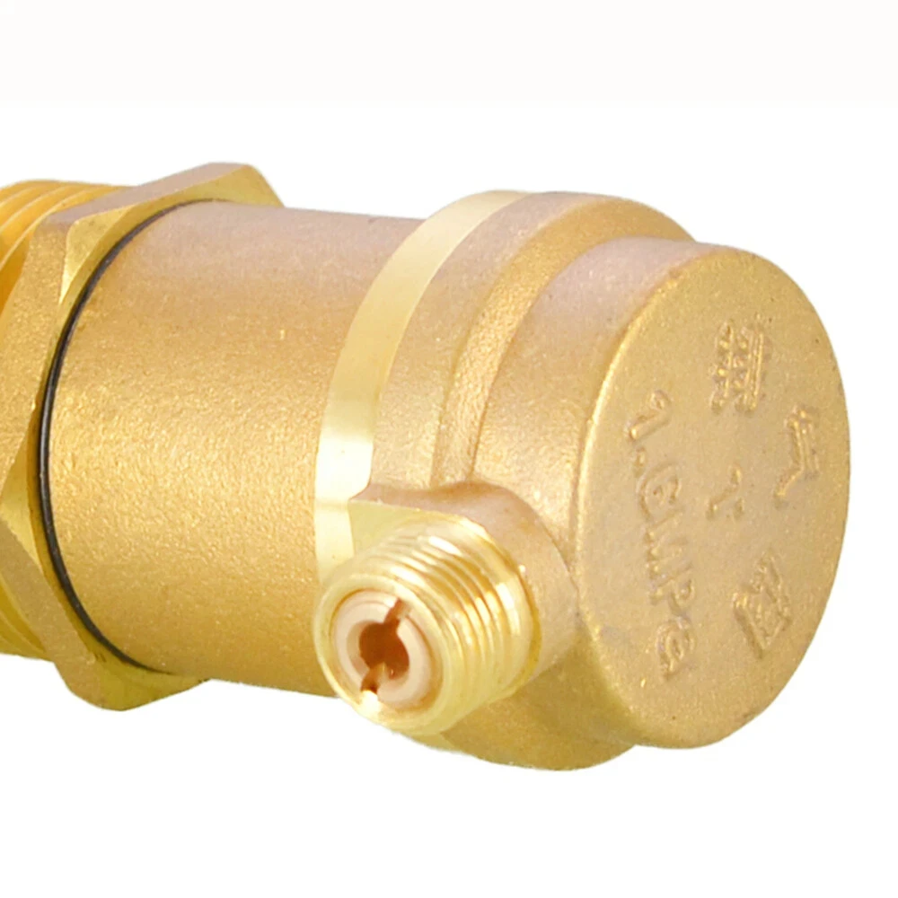 النحاس 1/2 "3/4" 1 "BSPT التلقائي تنفيس الهواء النازف زجاجة صمام ذكر الموضوع ل سخان المياه بالطاقة الشمسية أدوات قيمة تخفيف الضغط