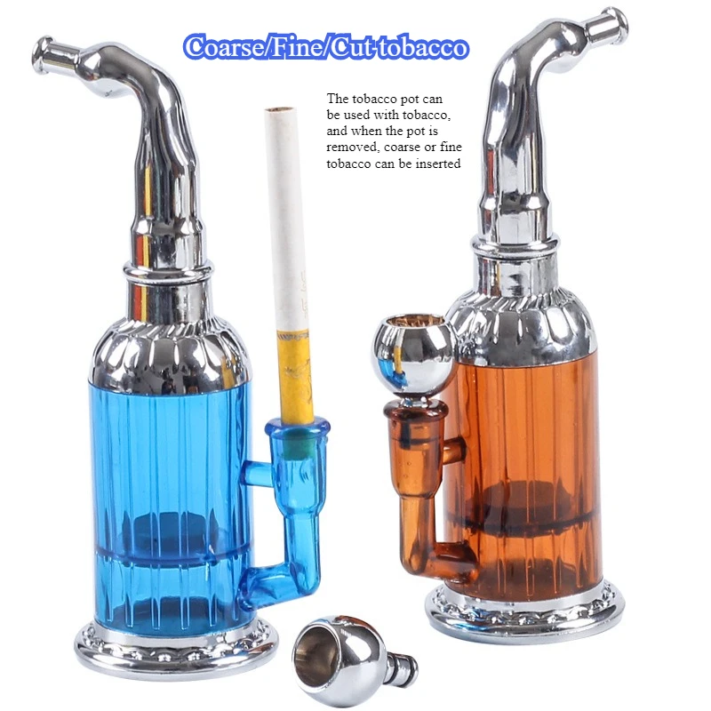 المحمولة ثلاثة الأغراض أنبوب الشيشة مايكرو تصفية حامل السجائر للاستخدام الدوري قابل للغسل وصحية الشيشة أداة التدخين للرجال #2
