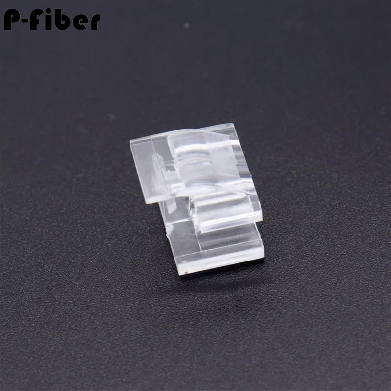 LC duplex clip 50pcs for optical fiber connector LCAPC SM MM blue gray transparent part FTTH jumper kits