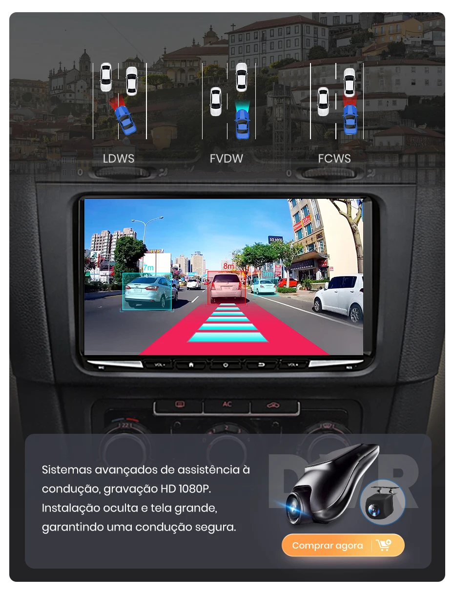 Junsun 7/9 Zoll IPS Android 15 Autoradio für VW Golf 5 6 Passat B6 B7 CC Polo Jetta Tiguan Touran T5 Caddy Skoda Octavia Yeti Fabia Seat Ibiza Leon Kabelloses CarPlay Android Auto 8-Kern GPS Bluetooth DSP RDS SWC 2 Din Autoradio – Detail 23