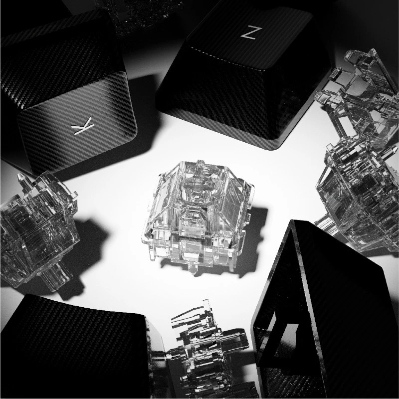 Ice Magnetic Extreme Linear Switch Transparent Customized 35g Trigger Mechanical Keyboard Accessories Gift Magnetic Switches