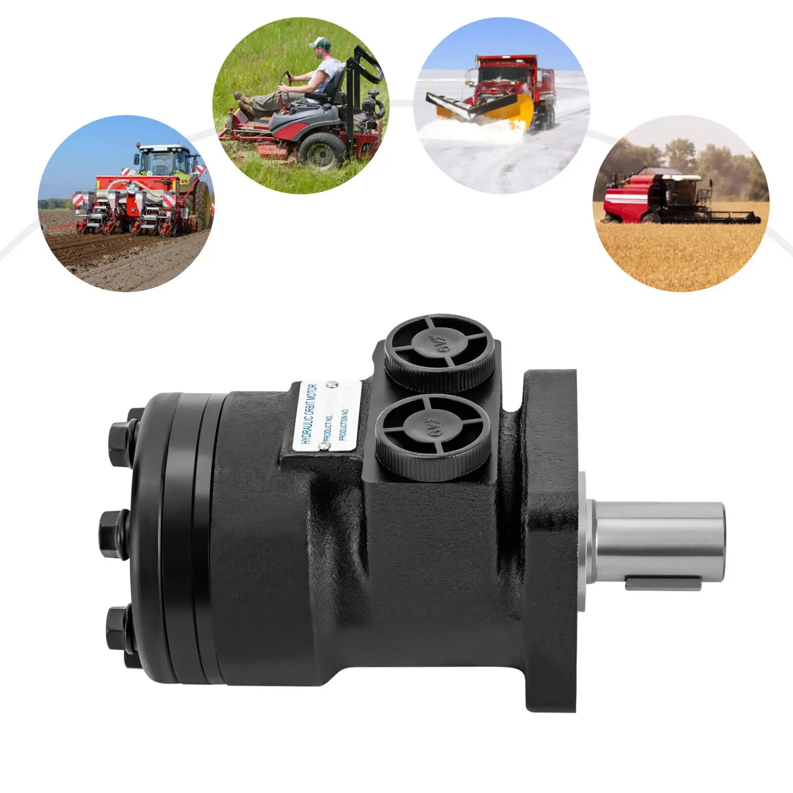 Гидравлический двигатель 1⁄2 NPTF, смещение 50 мл/R для Char-Lynn 101-1001-009/Eaton 101-1001