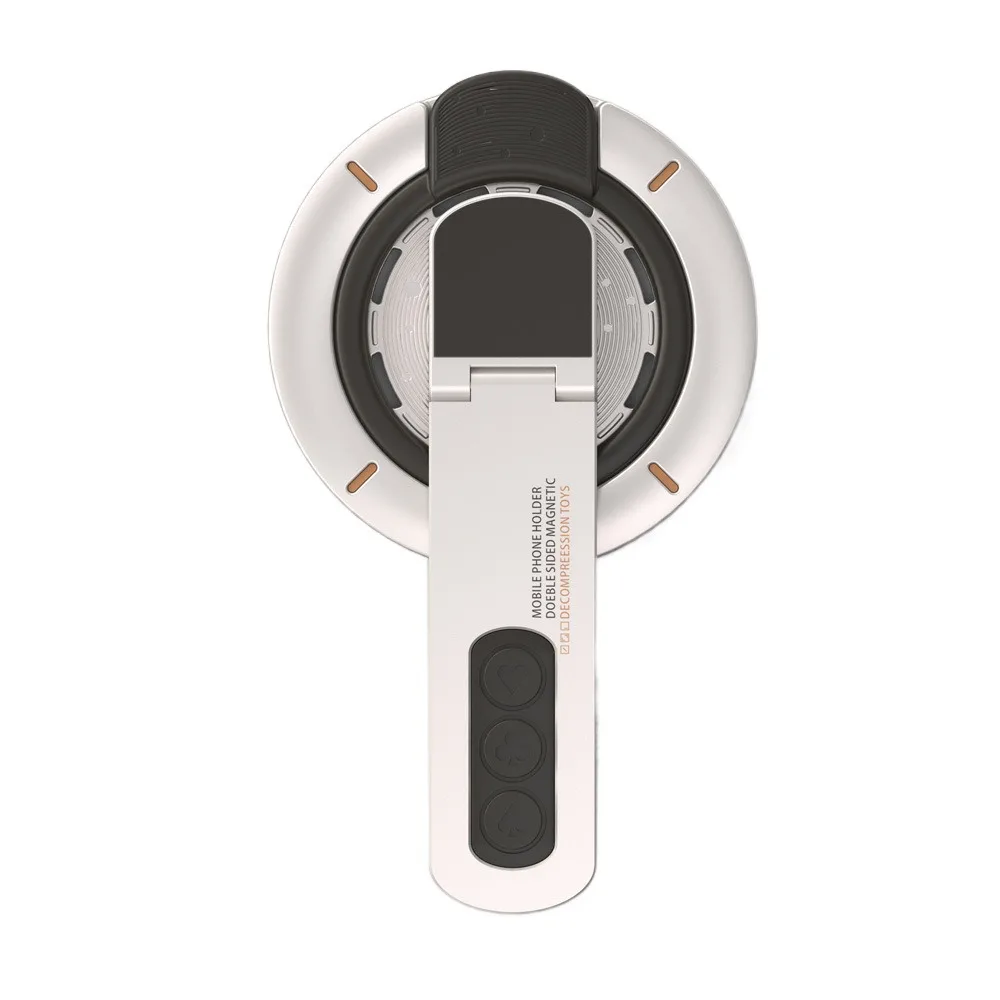 

Новый двусторонний магнитный держатель для телефона 360° ° Вращающийся многоугольный кронштейн для сотового телефона Регулируемая ультратонкая подставка для мобильного телефона