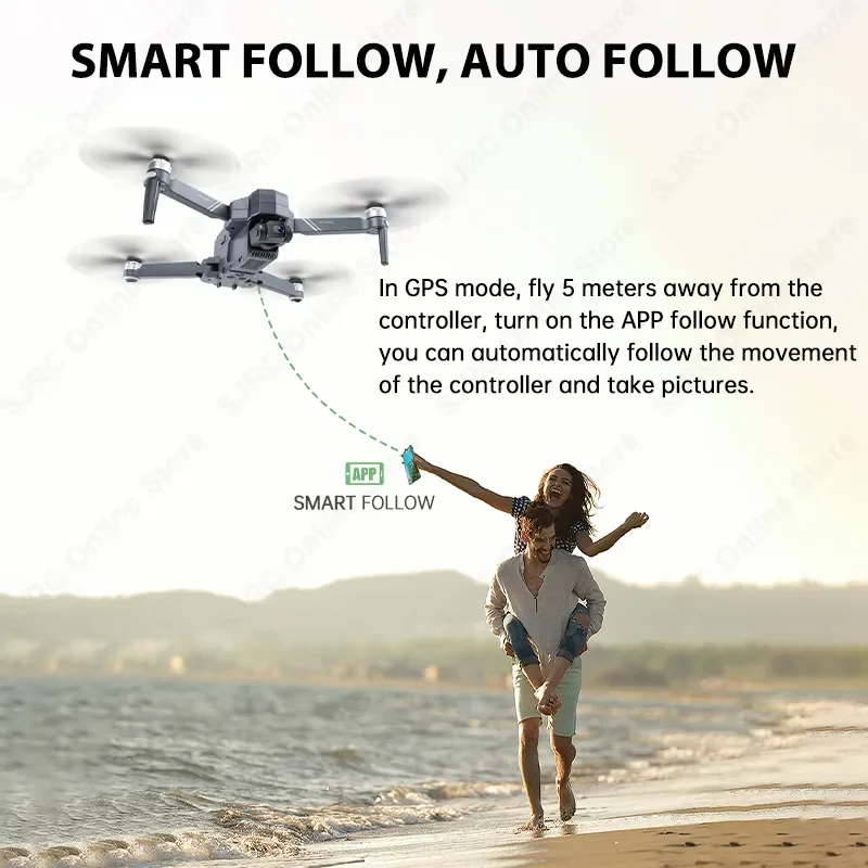 SJRC F11 / F11S 4K Pro GPS Drone 4K Profesional 5G WiFi 2-Axis Gimbal  Drone With Camera 3KM RC Foldable Brushless Quadcopter