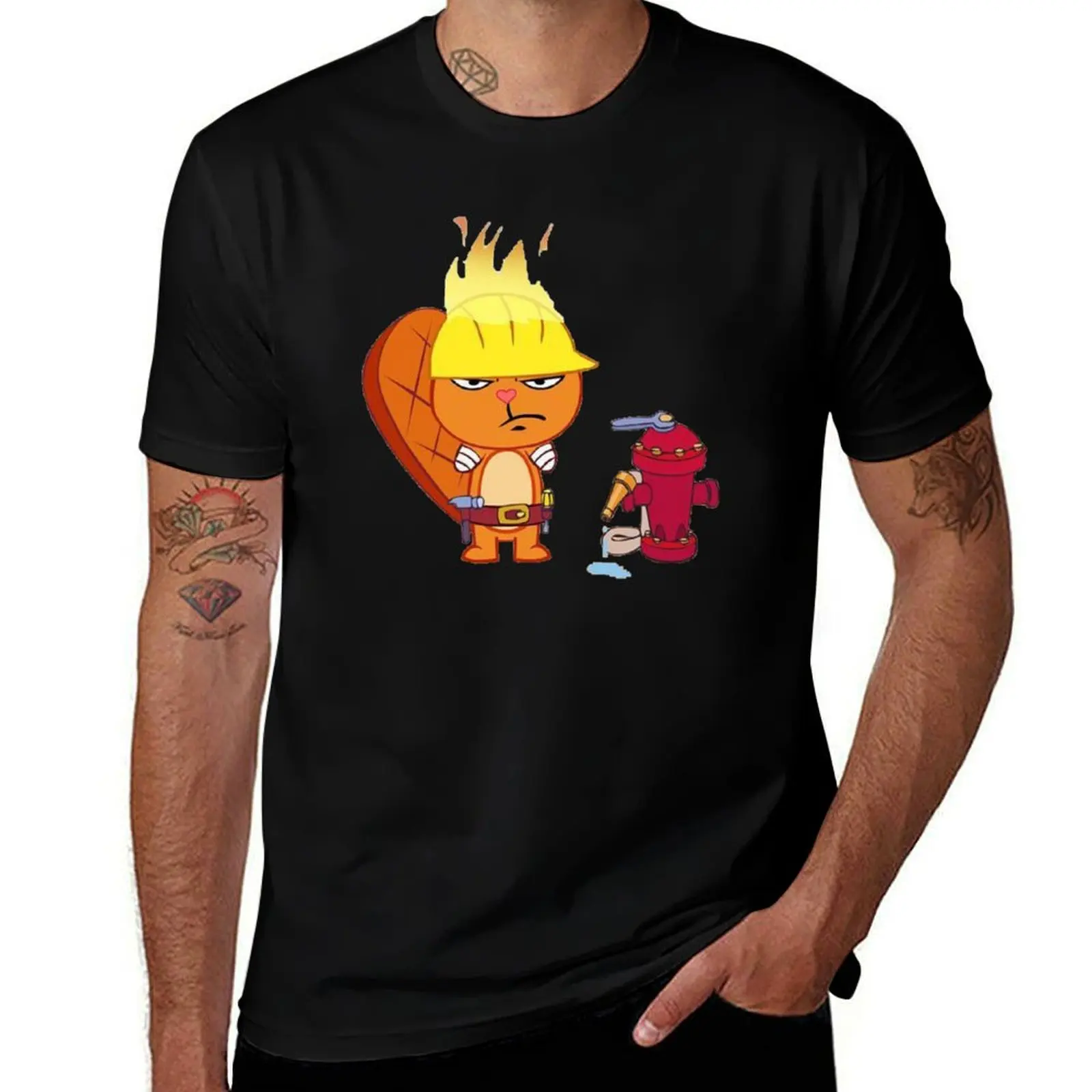 Happy tree Friends T-Shirt Casual Loose Fit Short Sleeve T-Shirt