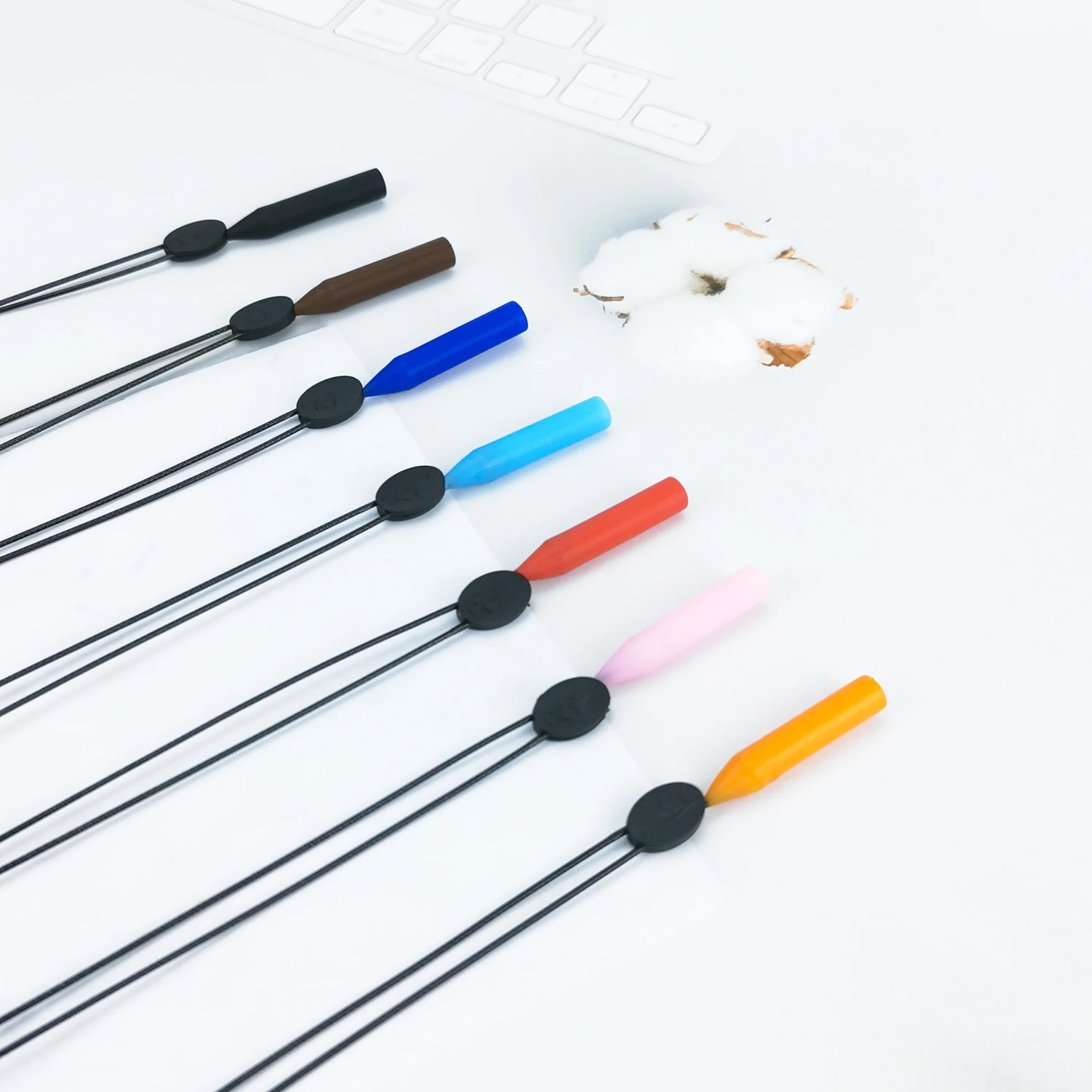 نظارات ملونة قابلة للسع حبل مضاد للانزلاق ، نظارات شمسية رياضية ، سلسلة ثابتة مناسبة للبالغين #5