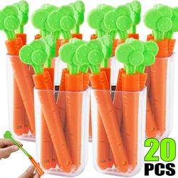 20/1PCS Food Sealing Clips Bread Storage Bag Carrot Clips Snack Wrap Bags Spring Clamp Home Kitchen Organization Sealing Clamp