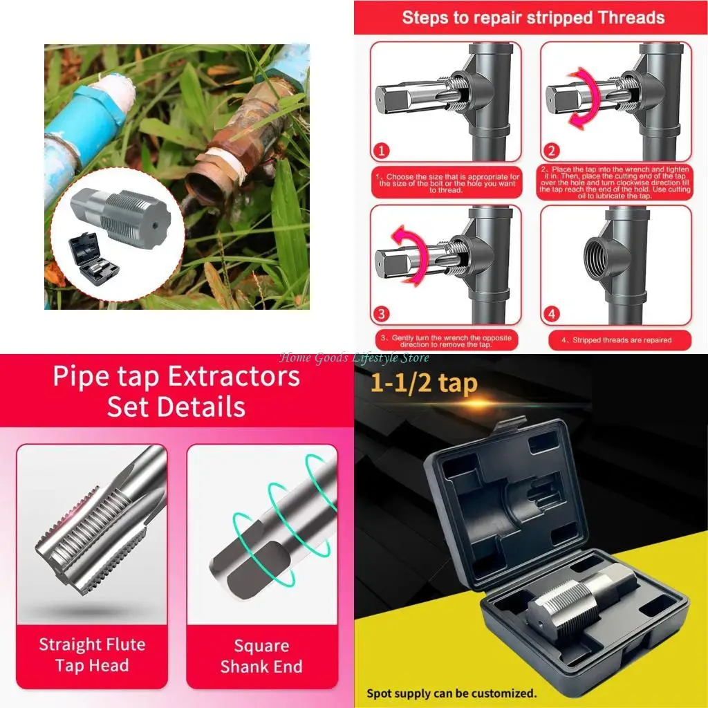 

E74E Precise Cut 1 1/2NPT Thread Tap Industrial Use For Hydraulic System Maintenance