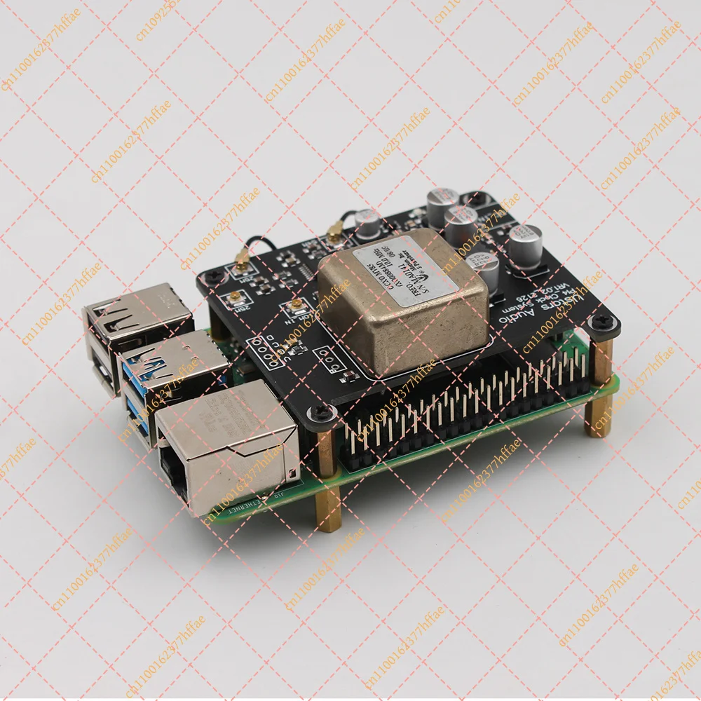 JY Nvarcher HiFi Audio Clock Board OCXO Constant Temperature Crystal Oscillator Upgrade  For Raspberry Pi 4B