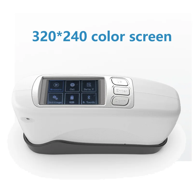 مدى مقياس لمعان عالي الدقة ، أجهزة طلاء جلدية ، دقة الكشف 0.1GU ، 0-200GU