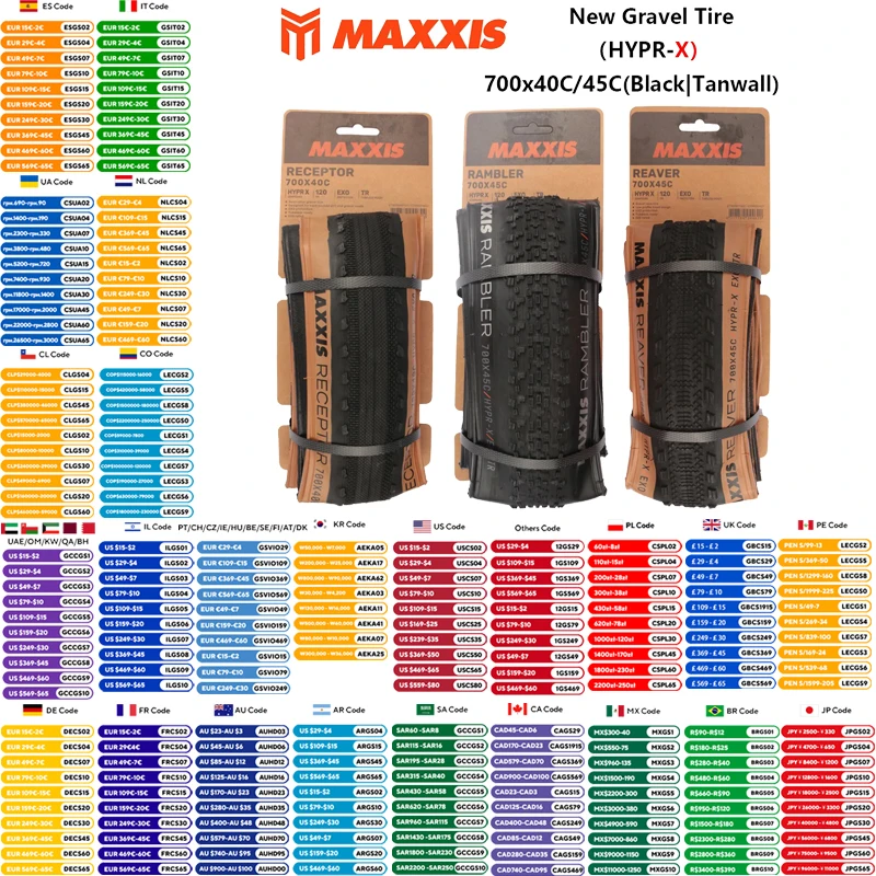 yZ[zMAXXIS V^ REAVER RAMBLER RECEPTOR Ox^C HYPR-X `[uX OxoCN^C 700x40C/45C It[h]ԃ^C