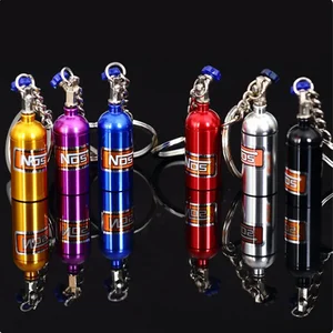 Creative Mini Nicrogen Bottle Keychain, Women's Key holders, car, bag, phone box, pendant, gifts, 7 colors 12 Main Sales Nitro Water Bottle - №8