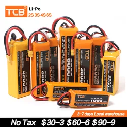 TCBWORTH akumulator do RC Lipo 2S 4S 6S 11.1V 14.2V 14.2V 1300 1800 2200 2600 3000 4200 520 akumulator 6000kh XT60-T Deans Plug