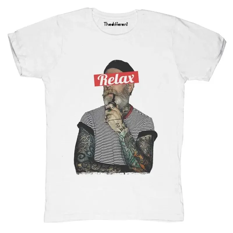 

Мужская футболка New Flame с татуировкой Sailor Relax Idea в подарок