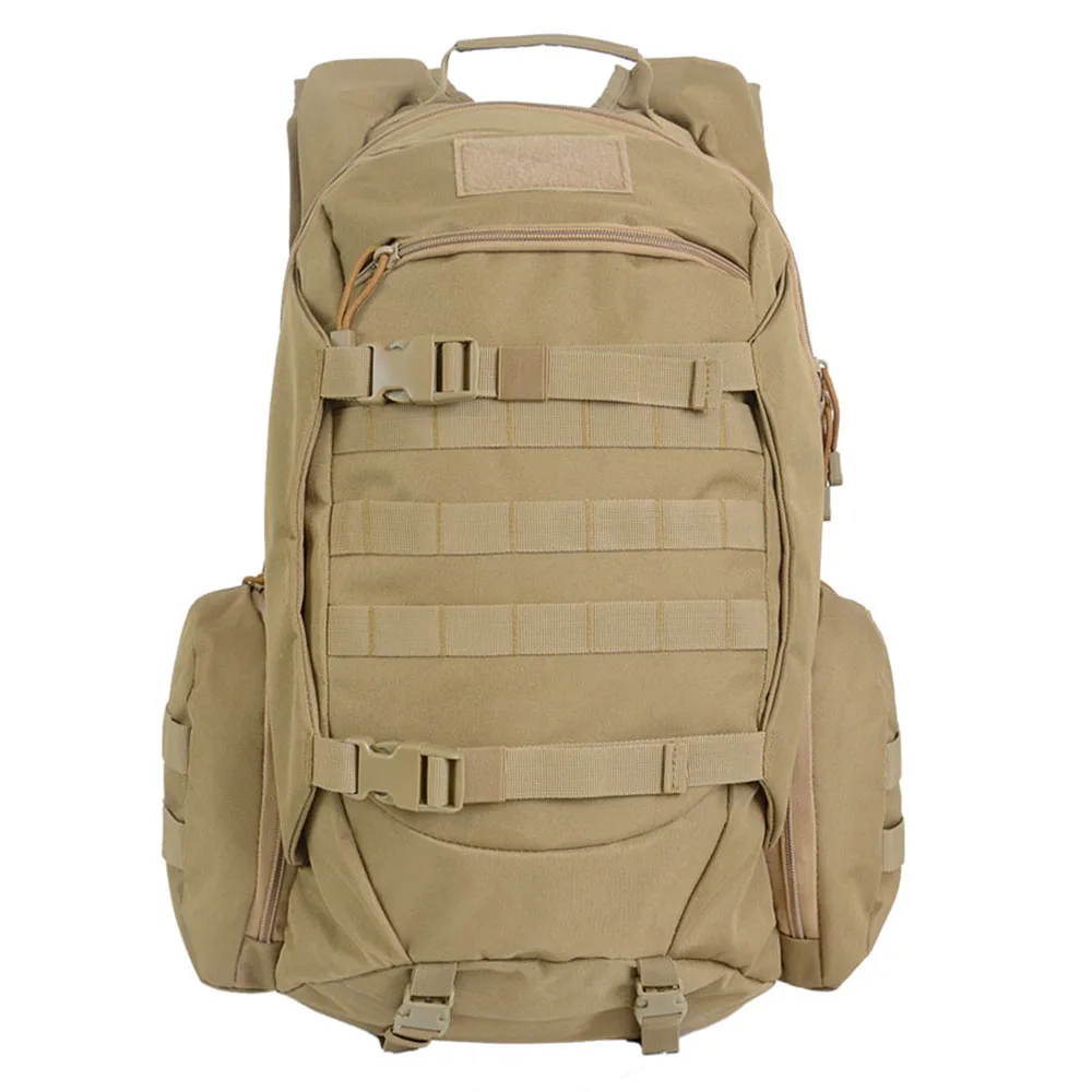 

Новый походный рюкзак для кемпинга и пеших прогулок, 45 л, большой объем, мужской тактический рюкзак с камуфляжным принтом, плоский рюкзак-шарк.