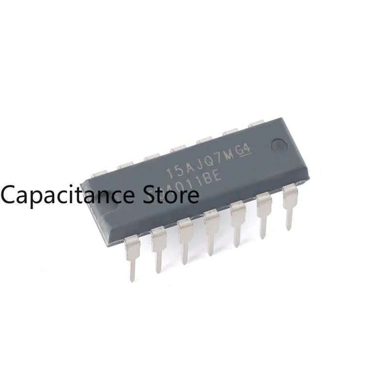 10PCS Original Genuine Direct Insert CD4011BE PDIP-14 Quad 2-Input NAND Gate Logic Chip