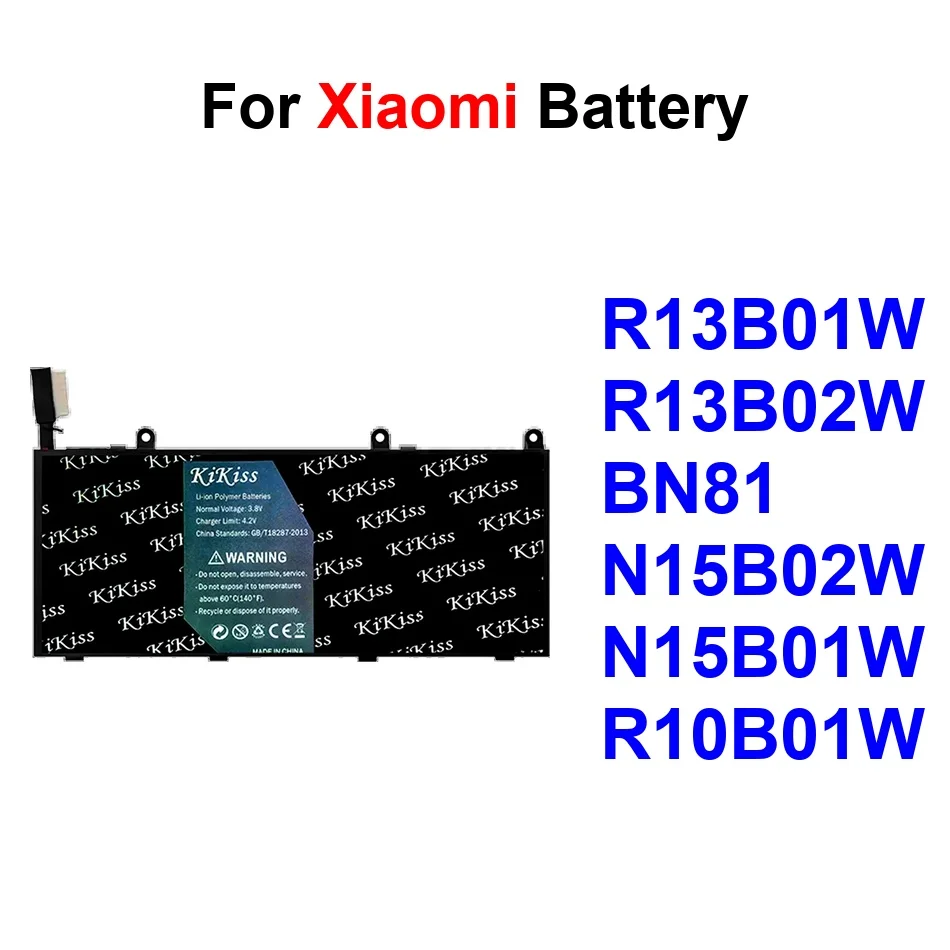 

Аккумулятор для ноутбука с длительным сроком службы R10B01W N15B02W N15B01W R13B01W R13B02W 3400-8800 мАч для Xiaomi MI 12.5 дюймов 13.3 дюймов Air BN81 Ruby